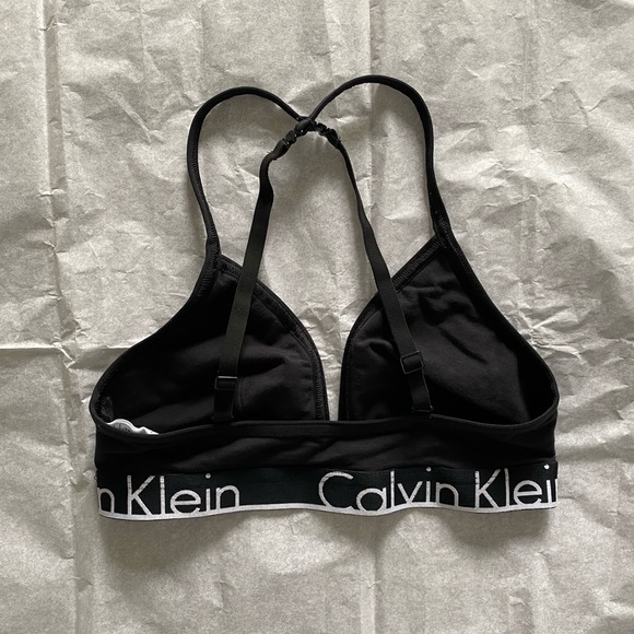 Calvin Klein Black Triangle Bralette - Picture 4 of 4